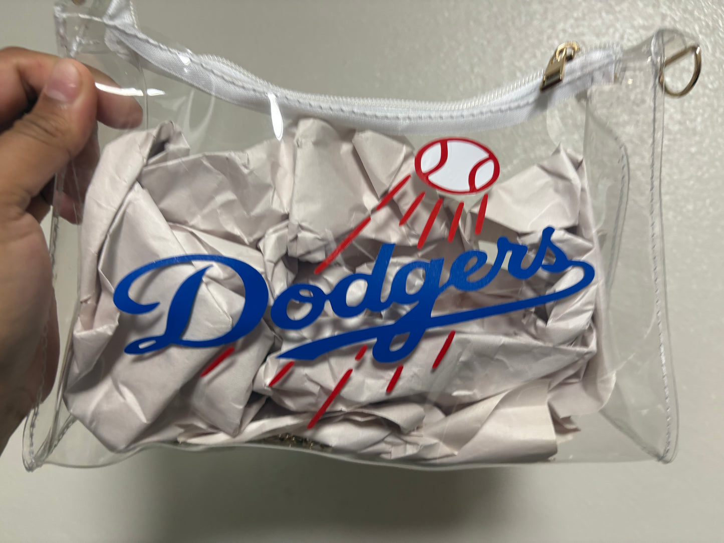 Dodgers Clear Bag