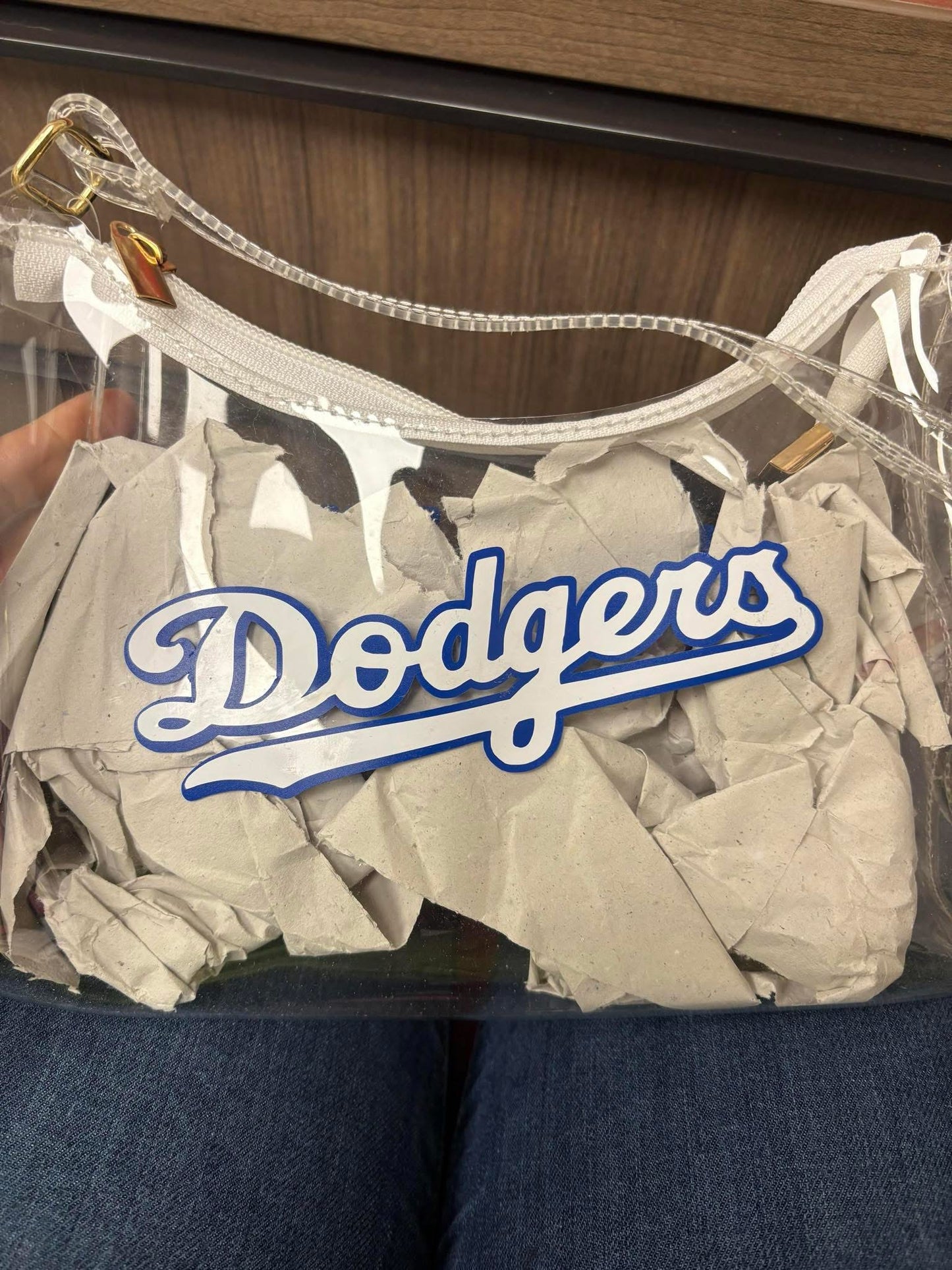 Dodgers Clear Bag