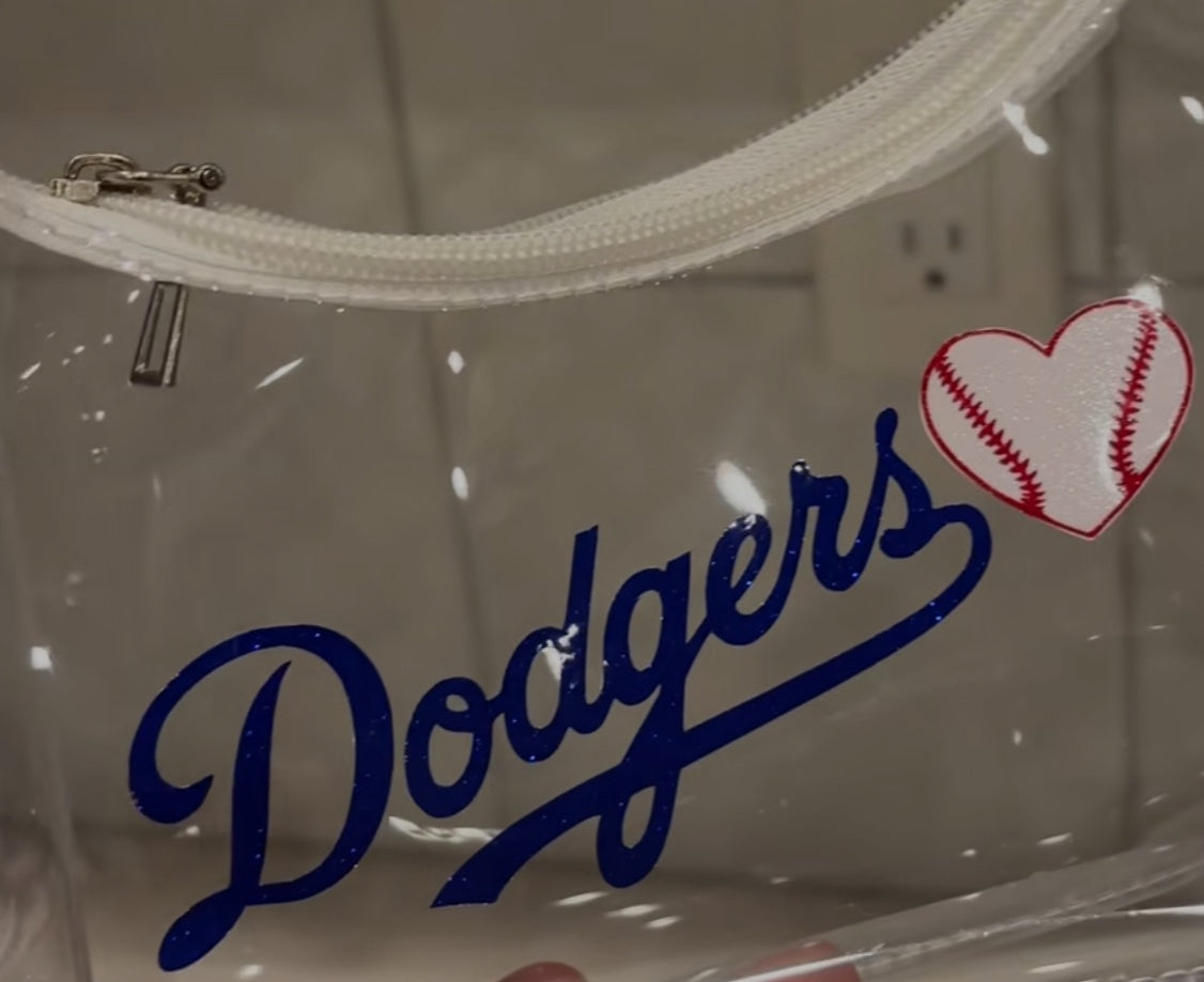Dodgers Clear Bag