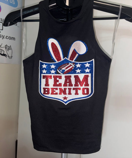 Bad Bunny Super Bowl Women's Sparkly Shirt